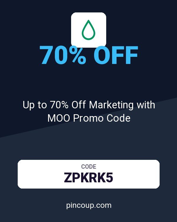 Up to 70% Off Marketing with MOO Promo Code
