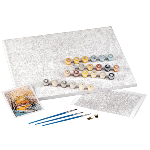 Winter-Themed DIY Paint-by-Number Set-Nativity at Miles Kimball