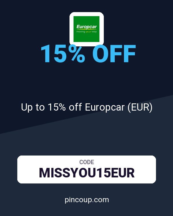 Europcar (US & Canada) coupon: Up to 15% off Europcar (EUR)