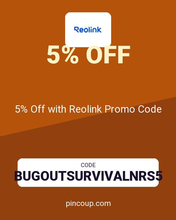 reolink DE coupon: 5% Off with Reolink Promo Code