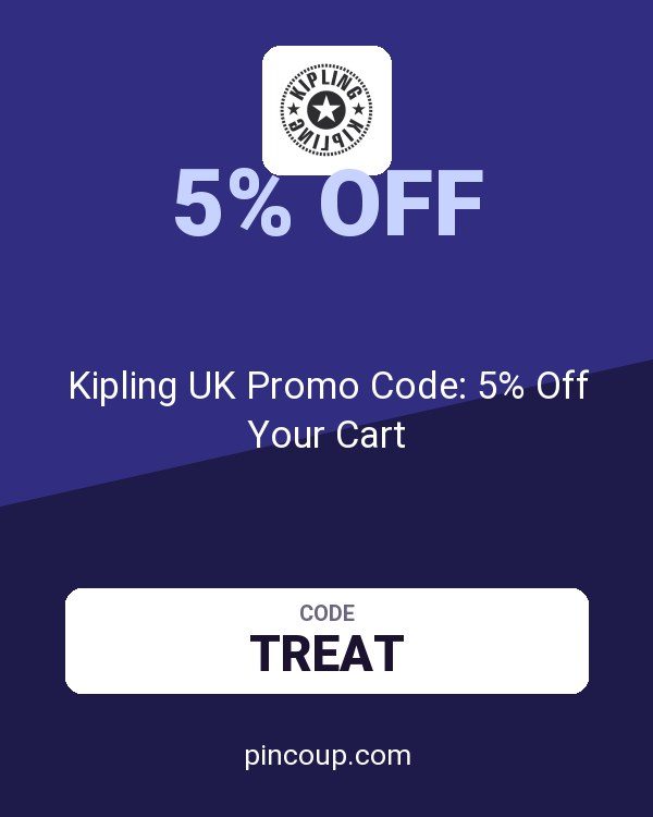 Kipling UK Promo Code: 5% Off Your Cart