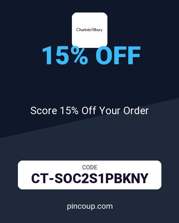 Charlotte Tilbury CA coupon: Score 15% Off Your Order