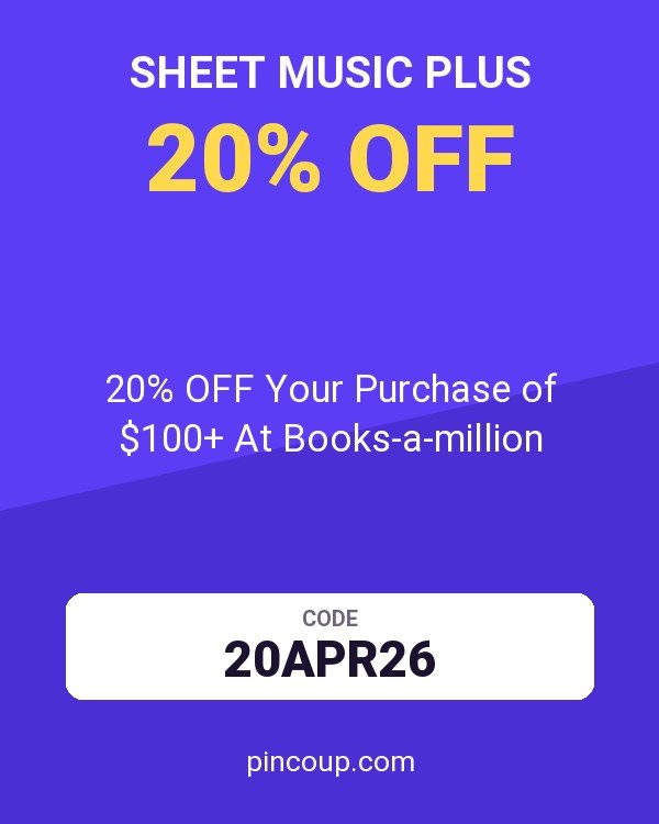 Sheet Music Plus coupon: 20% OFF Your Purchase of $100+ At Books-a-million