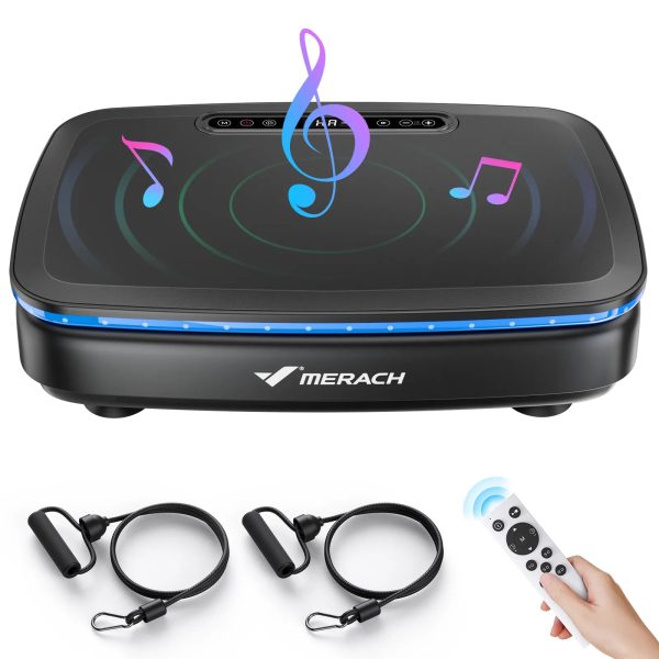 V20 Cool Light Vibration Plate with Bands at Merachfit