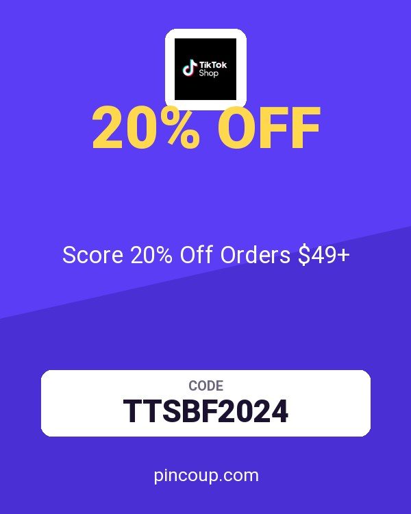 TikTok Shop IT coupon: Score 20% Off Orders $49+