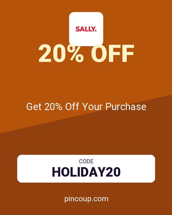 Sally Beauty coupon: Get 20% Off Your Purchase