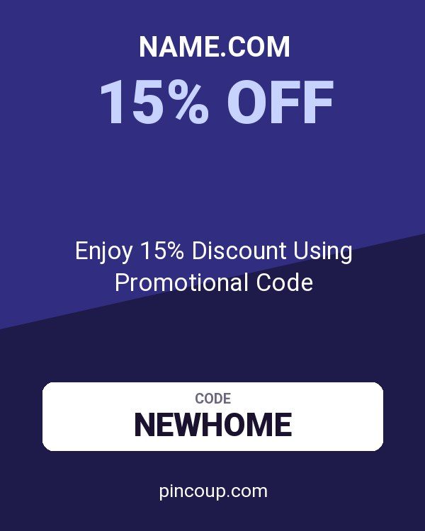 Name.com coupon: Enjoy 15% Discount Using Promotional Code