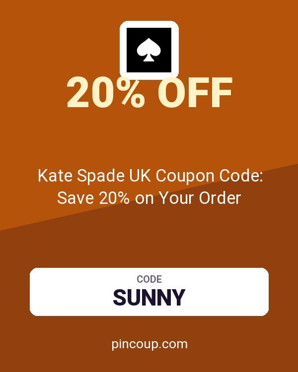 Kate Spade UK Coupon Code: Save 20% on Your Order