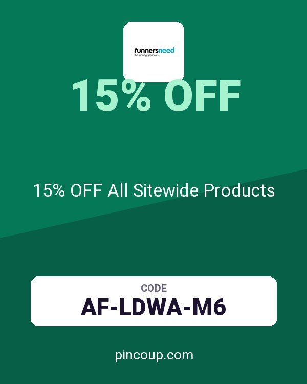 Runners Need coupon: 15% OFF All Sitewide Products