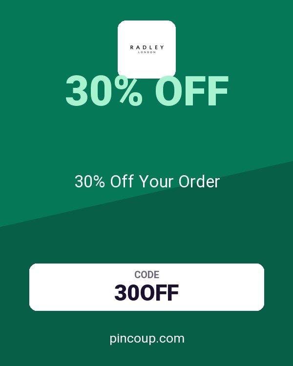 Radley coupon: 30% Off Your Order
