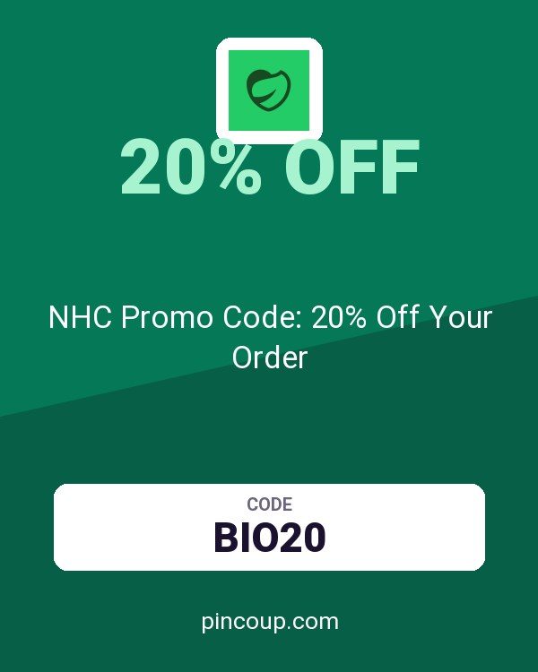 NHC Vitamins coupon: NHC Promo Code: 20% Off Your Order