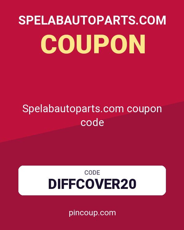 Spelabautoparts.com coupon code