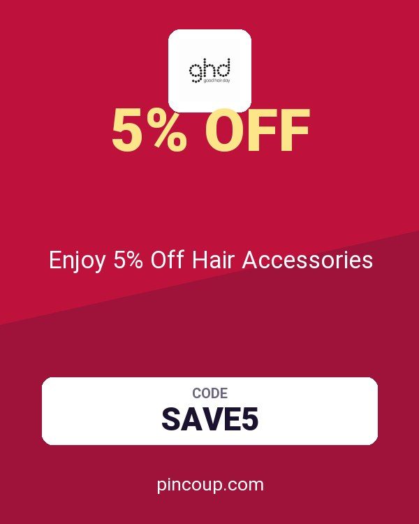 ghd coupon: Enjoy 5% Off Hair Accessories