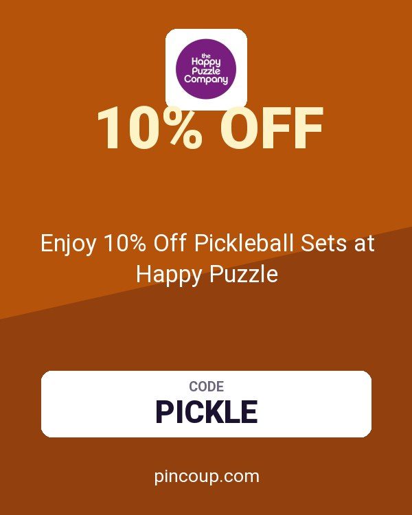 Enjoy 10% Off Pickleball Sets at Happy Puzzle