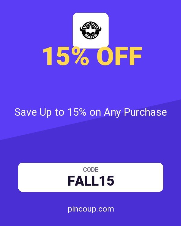 Viking Bags coupon: Save Up to 15% on Any Purchase