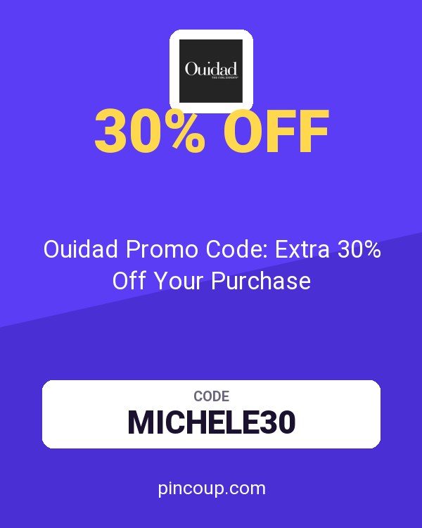 Ouidad Promo Code: Extra 30% Off Your Purchase