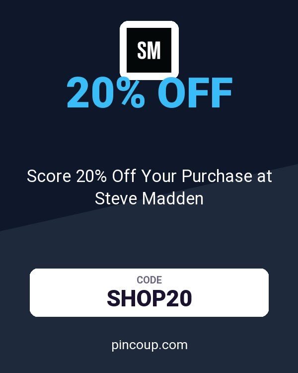 Score 20% Off Your Purchase at Steve Madden
