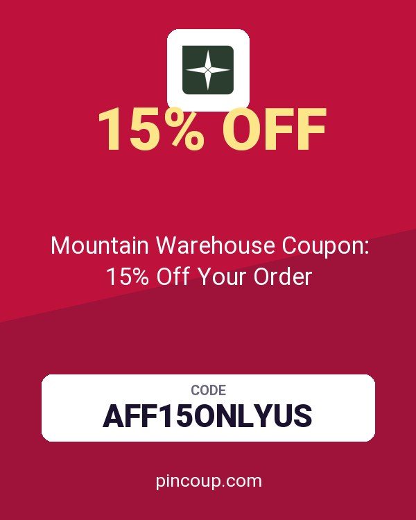 Mountain Warehouse Coupon: 15% Off Your Order