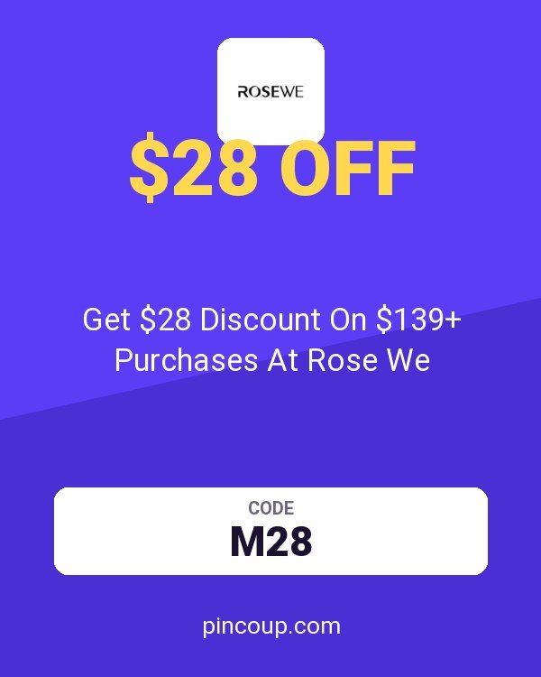 Modlily coupon: Get $28 Discount On $139+ Purchases At Rose We