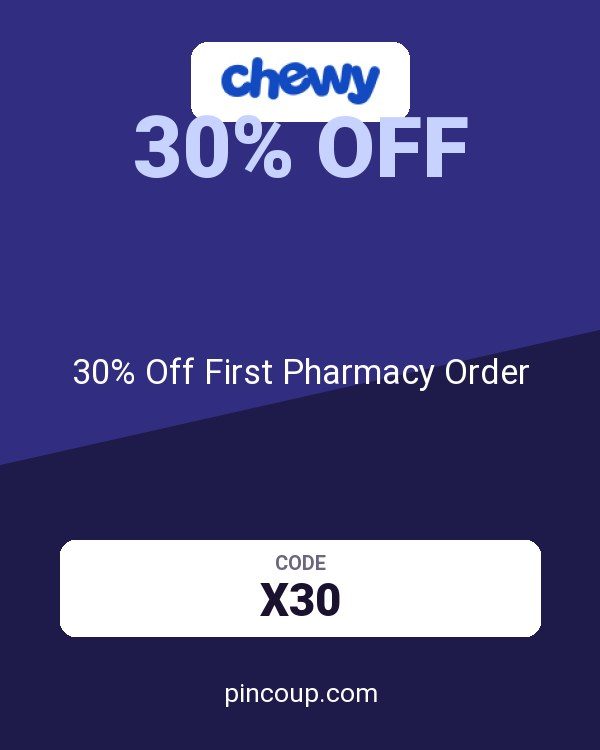 Chewy.com coupon: 30% Off First Pharmacy Order