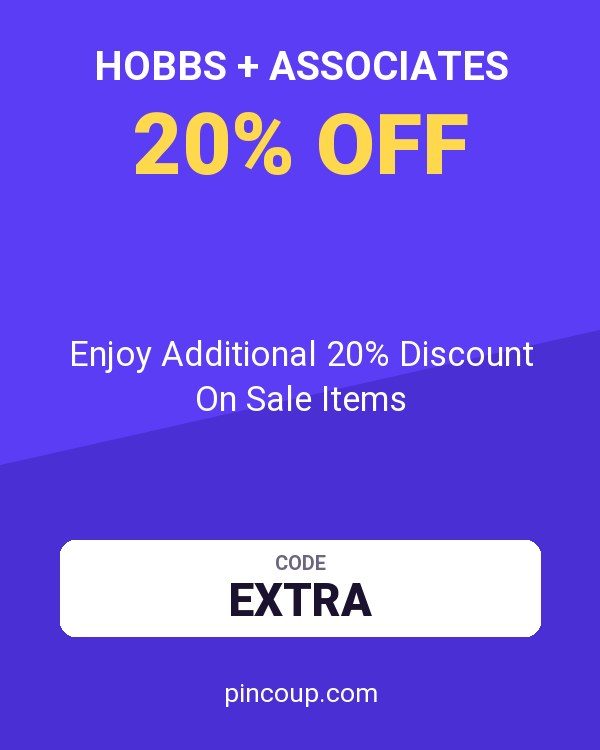 Hobbs + Associates coupon: Enjoy Additional 20% Discount On Sale Items
