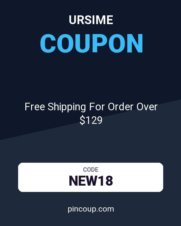 Ursime coupon: Free Shipping For Order Over $129