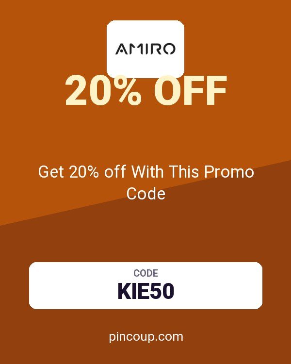 AMIRO coupon: Get 20% off With This Promo Code