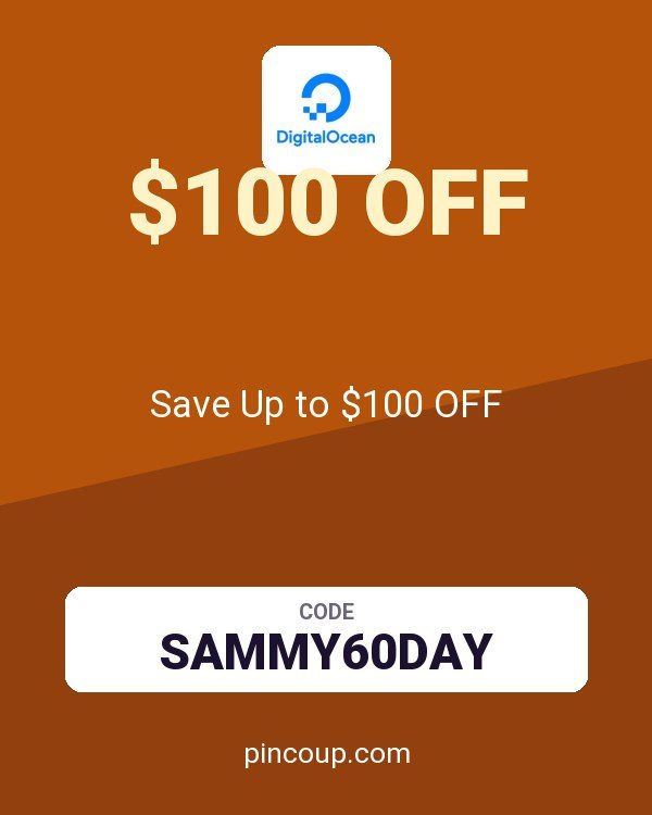 DigitalOcean coupon: Save Up to $100 OFF