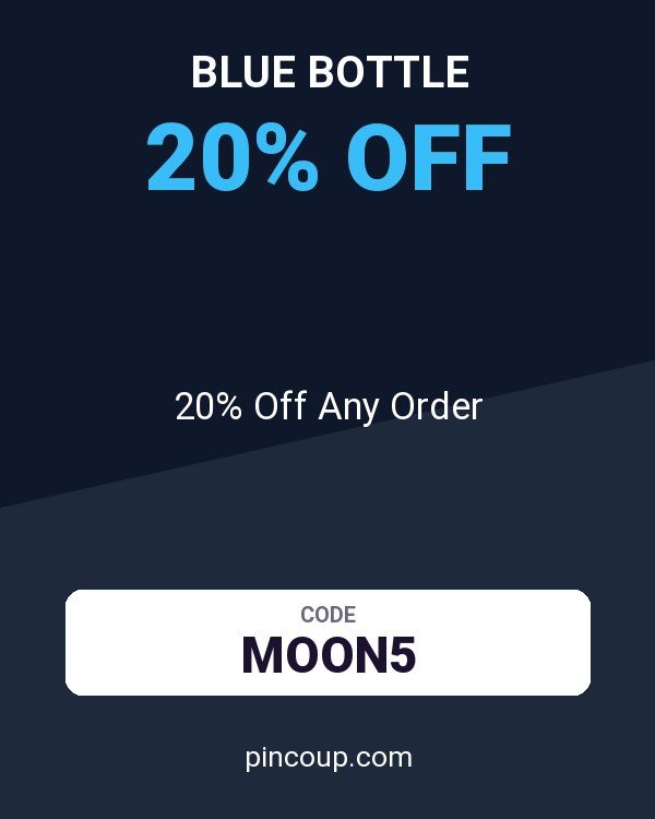 Blue Bottle coupon: 20% Off Any Order