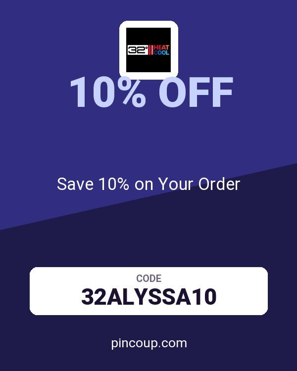 32 Degrees coupon: Save 10% on Your Order