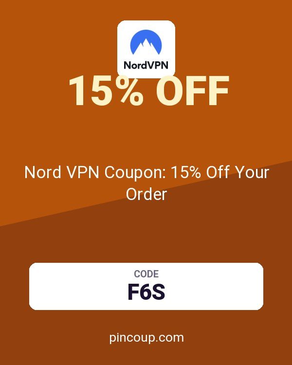 Nord VPN Coupon: 15% Off Your Order