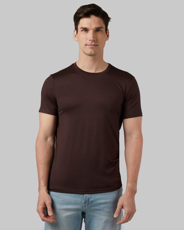 MEN'S COOL CLASSIC CREW T-SHIRT - DARK OAK / L at 32 Degrees