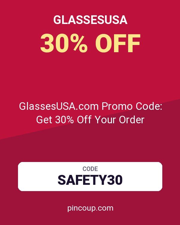 GlassesUSA.com Promo Code: Get 30% Off Your Order