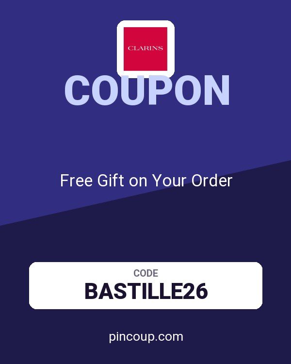 Clarins coupon: Free Gift on Your Order