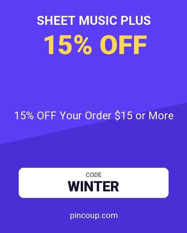 Sheet Music Plus coupon: 15% OFF Your Order $15 or More