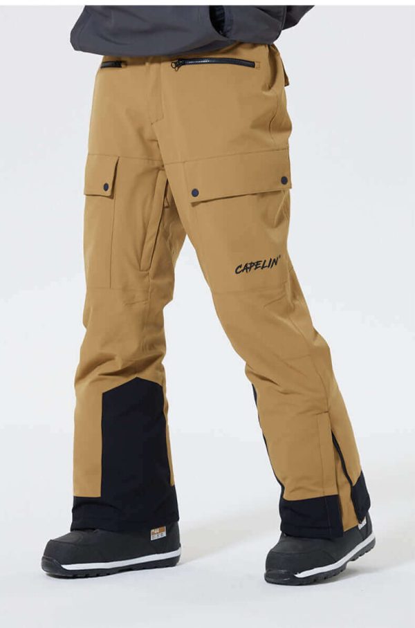 Log Men's Snowboard Pants, M / Khaki at Capelin Crew Ski, Snowboard & Outdoor Gear