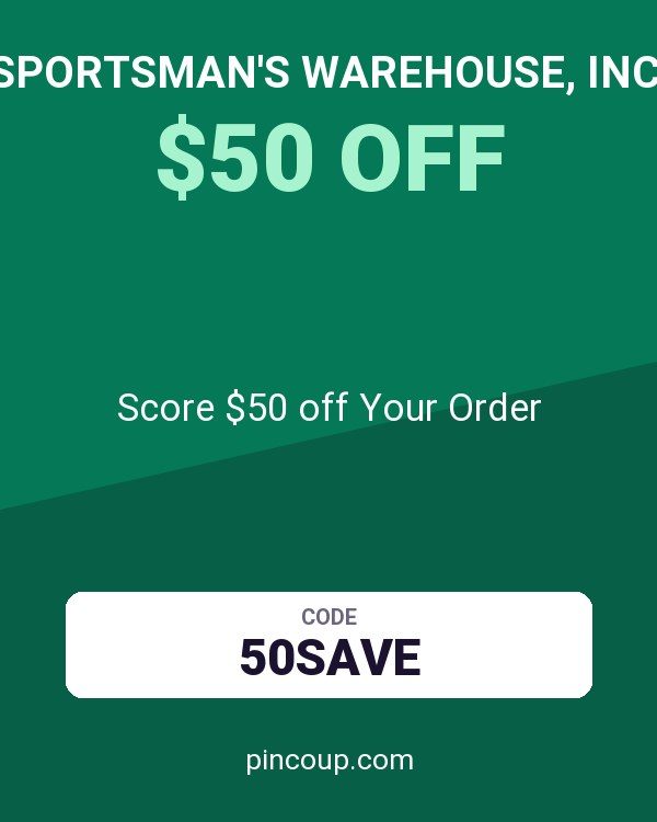 Sportsman's Warehouse, Inc. coupon: Score $50 off Your Order