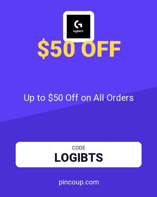Logitech G coupon: Up to $50 Off on All Orders