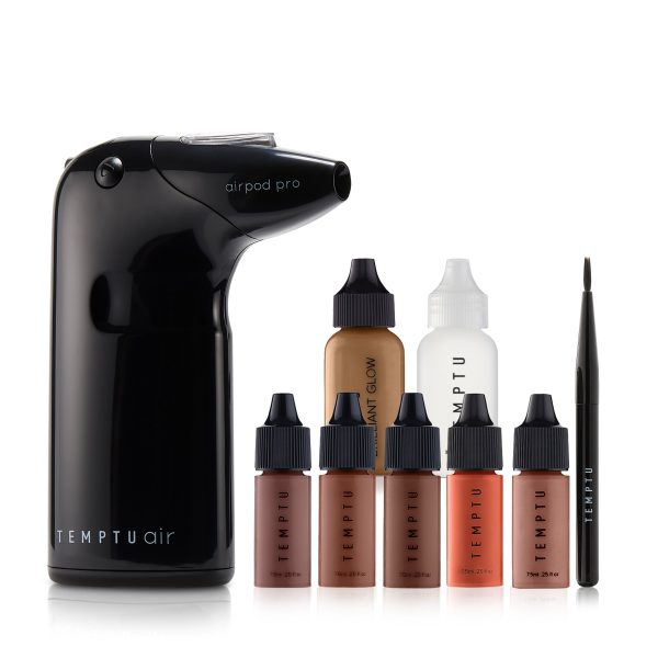TEMPTU Air Glowing Complexion Airbrush Kit - PERFECT CANVAS - Semi-matte/Natural / Dark to Deep at TEMPTU PRO