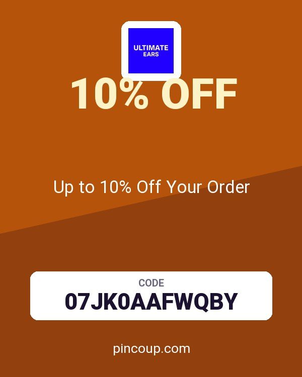 Ultimate Ears - US & coupon: Up to 10% Off Your Order
