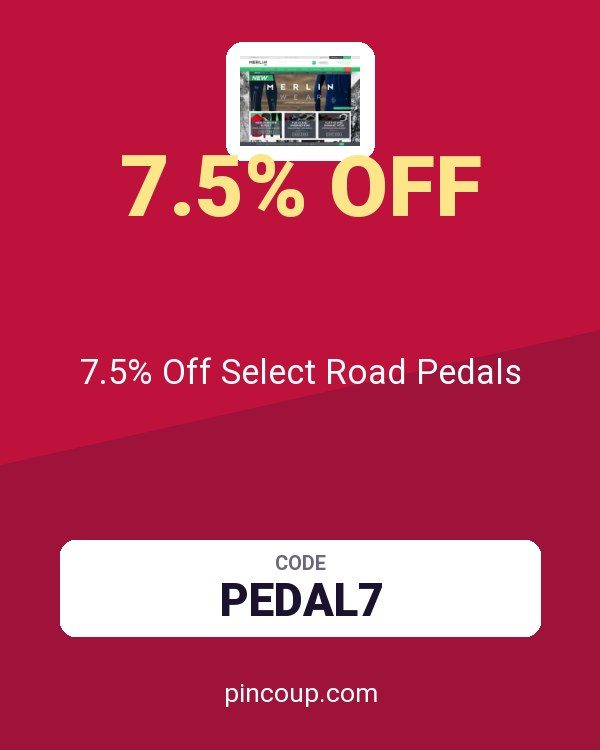 Merlin Cycles Ltd coupon: 7.5% Off Select Road Pedals