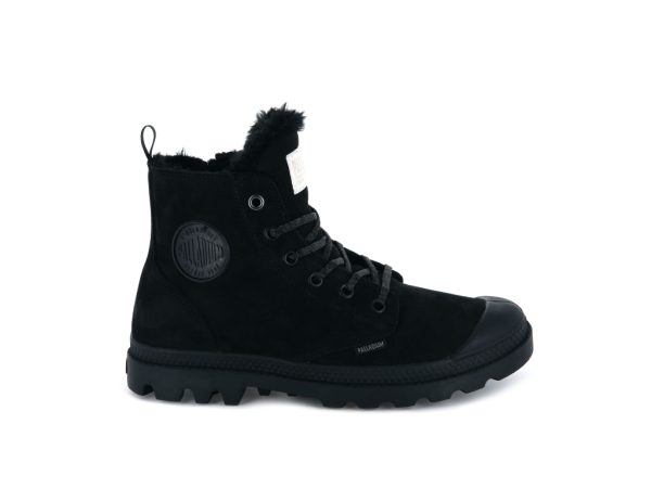 Palladiumboots Womens Pampa Hi Zip Wl Black/black High Top Boot