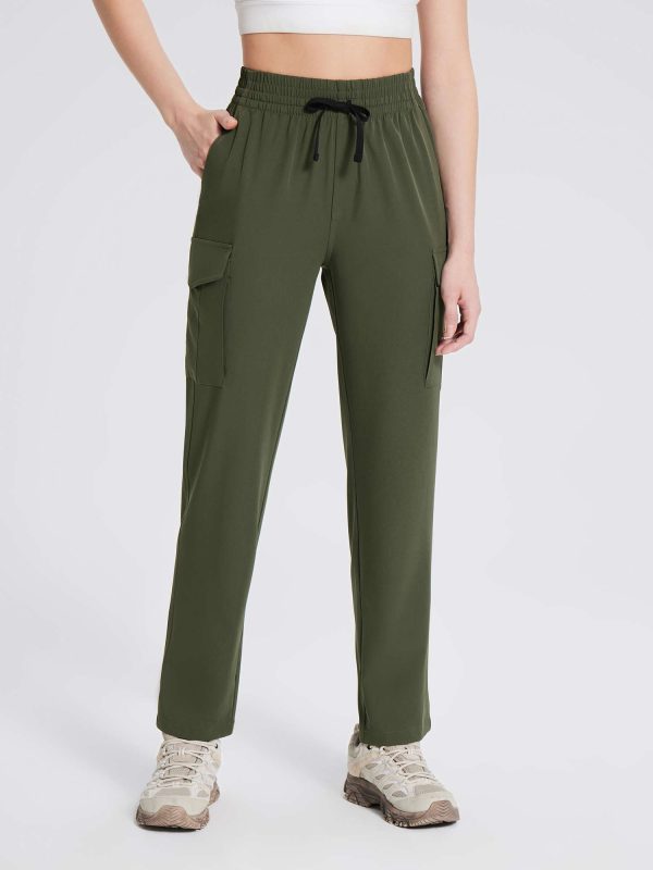 Laureate Utility Big Pocket Straight-Leg Pants - Rifle Green / XL at Baleaf