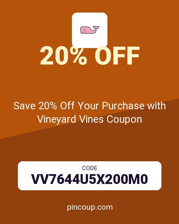 Save 20% Off Your Purchase with Vineyard Vines Coupon