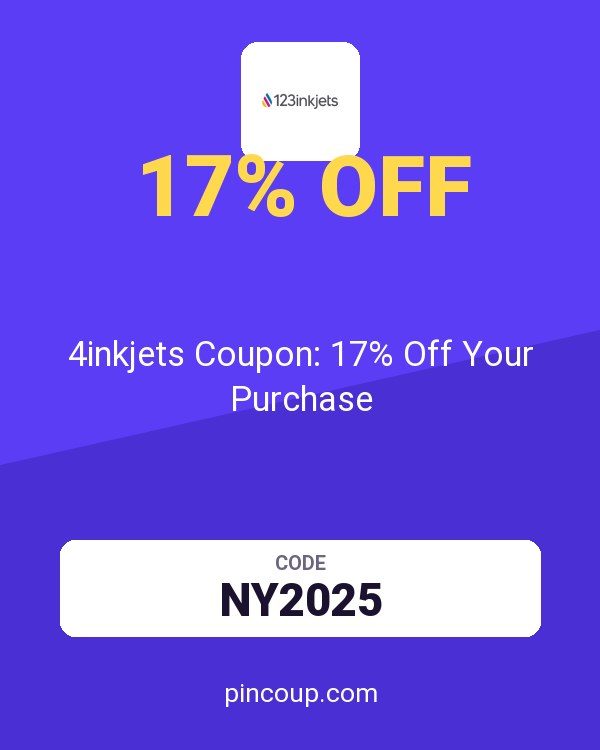 123Inkjets.com: 4inkjets Coupon: 17% Off Your Purchase