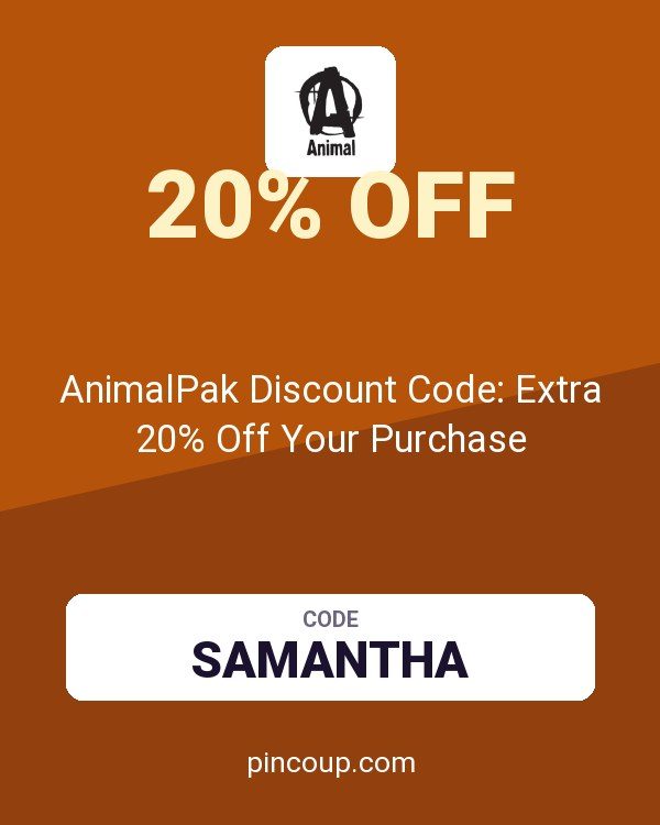 AnimalPak Discount Code: Extra 20% Off Your Purchase