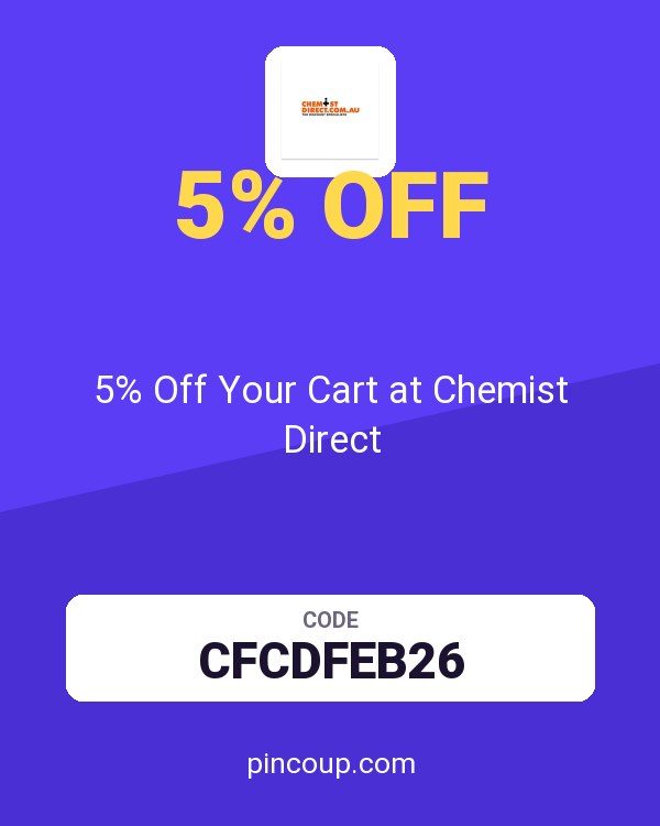 Chemist Direct AU coupon: 5% Off Your Cart at Chemist Direct