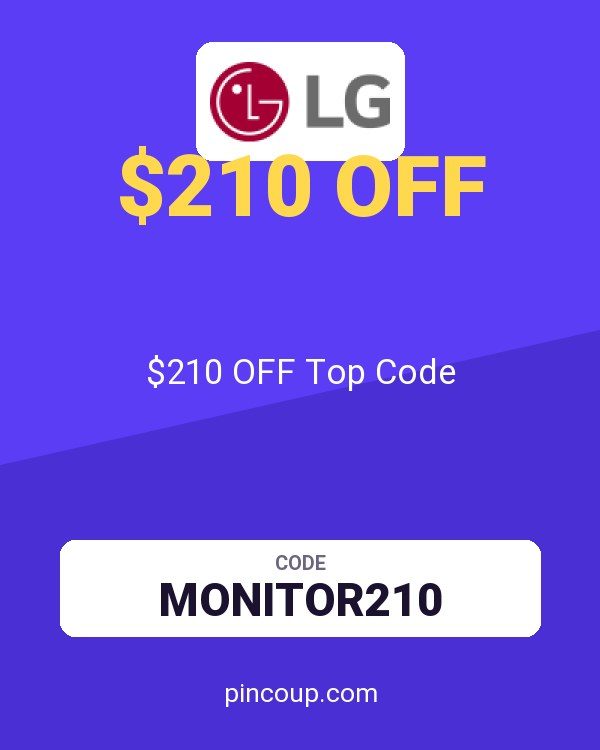 LG coupon: $210 OFF Top Code