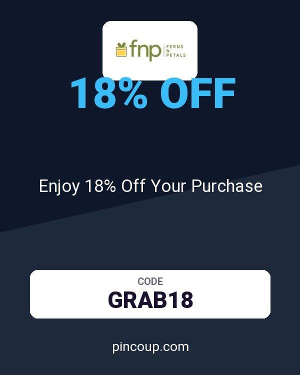 Ferns N Petals coupon: Enjoy 18% Off Your Purchase