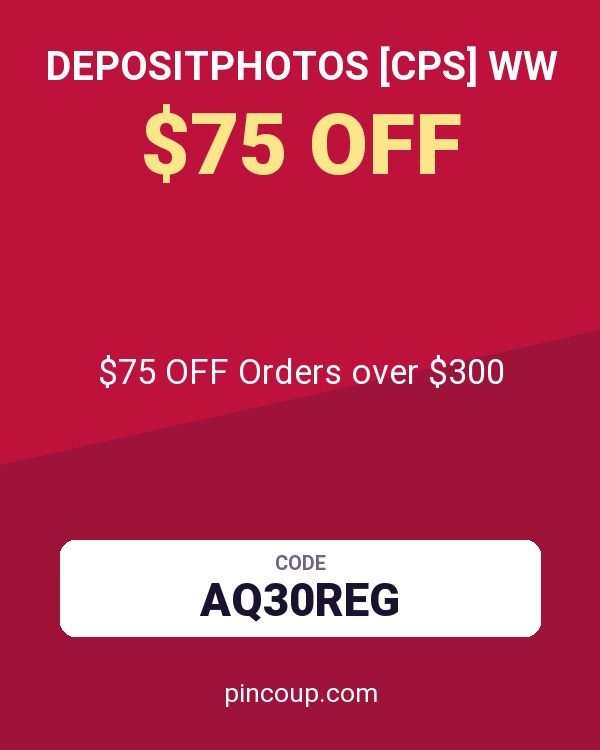 Depositphotos [CPS] WW coupon: $75 OFF Orders over $300
